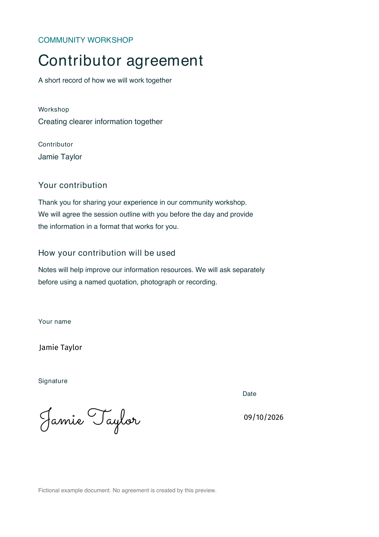 autograPH: The signature stays with the document