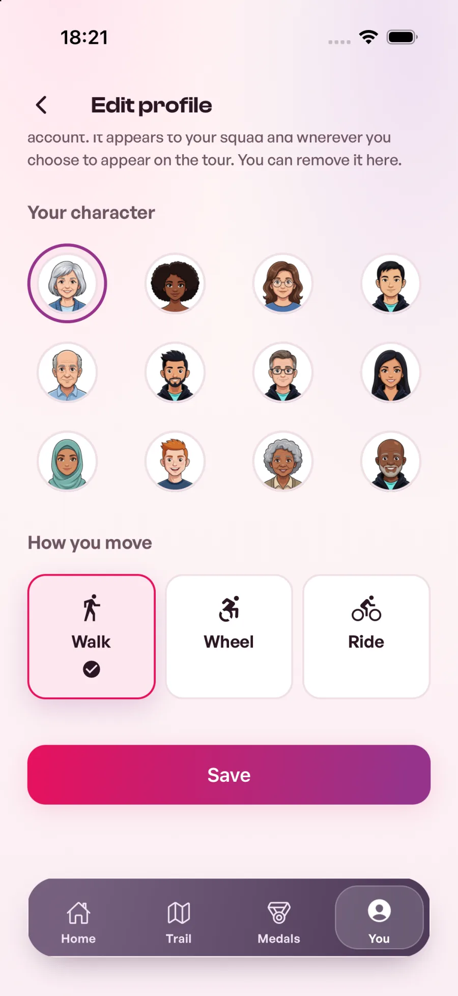 PHighter Challenge: Choose your character