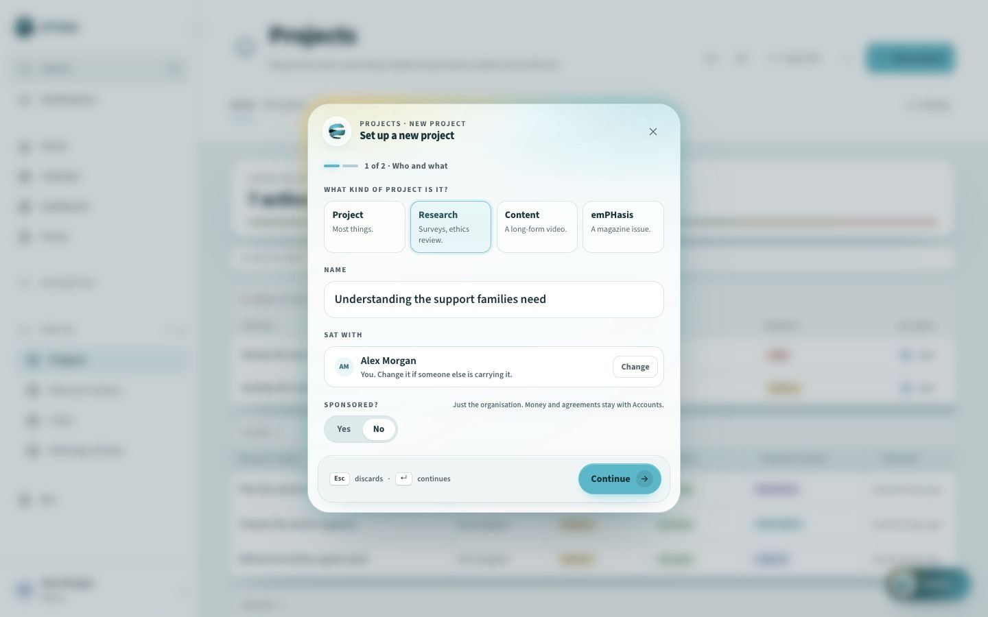 sPHere: Start with who and what