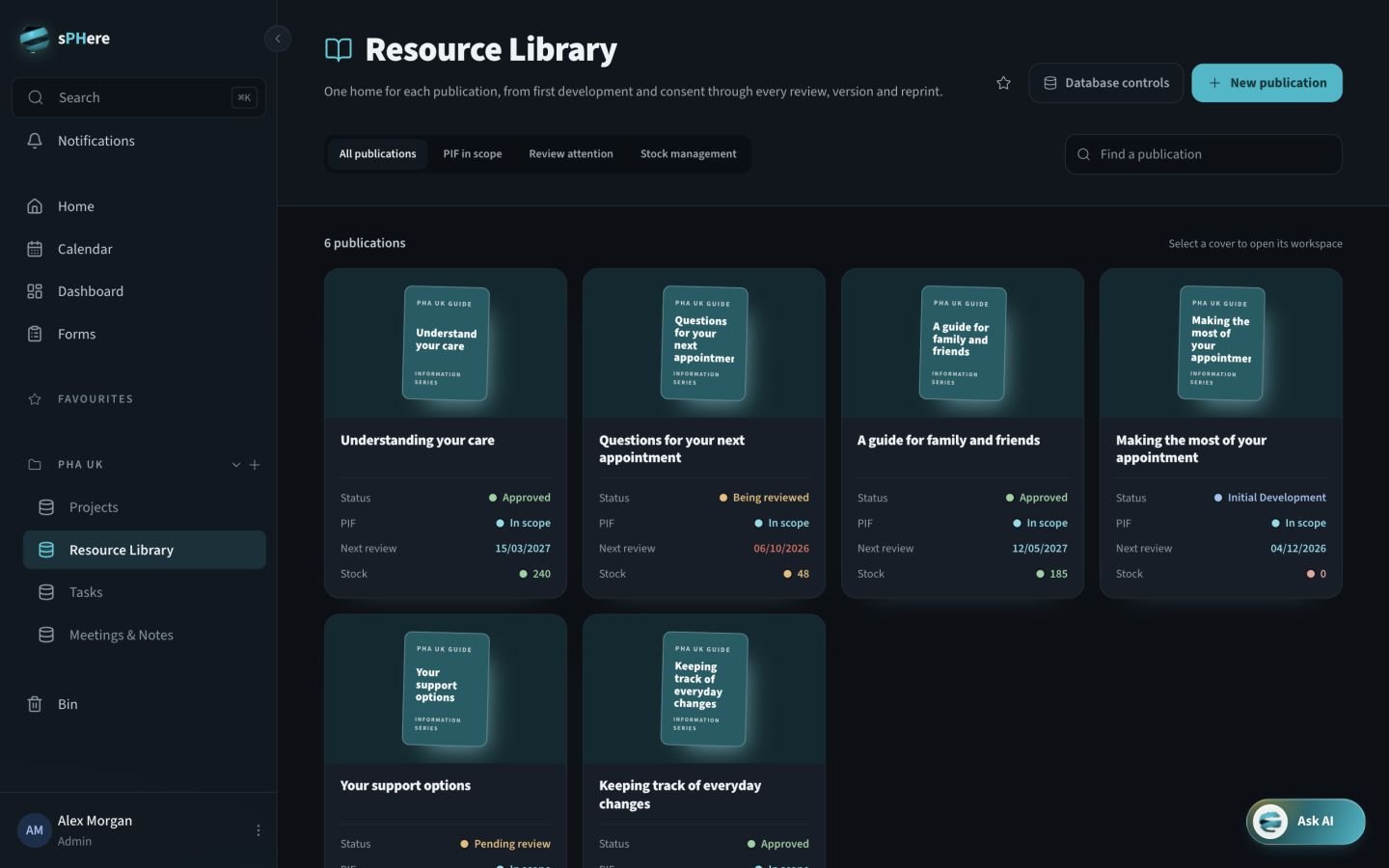 sPHere: Keep useful information up to date
