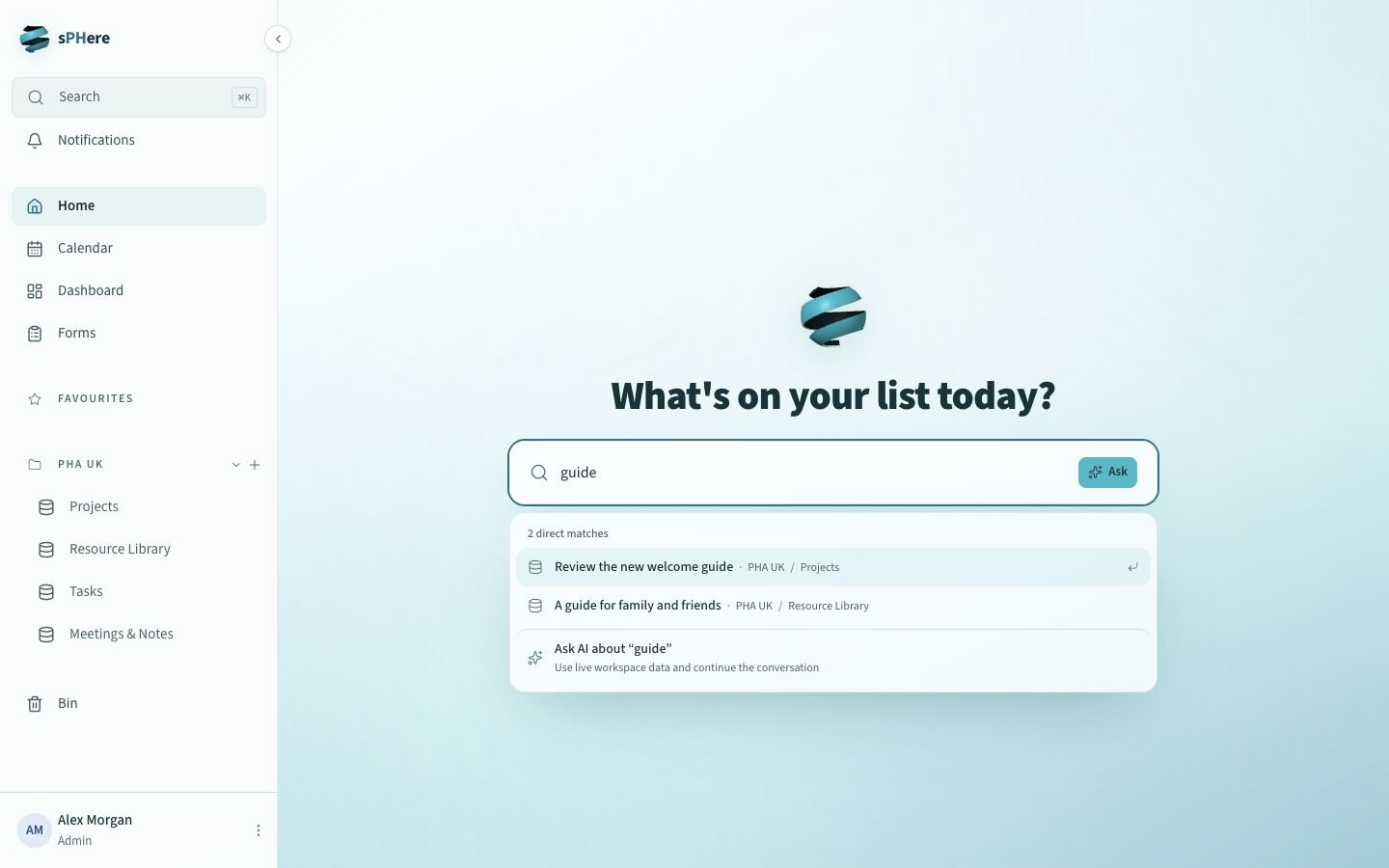 sPHere: Find the work behind the question