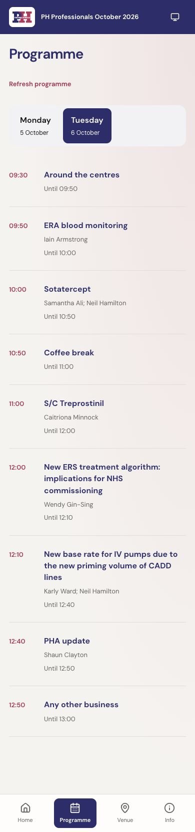 Together Events: Phone: the complete programme